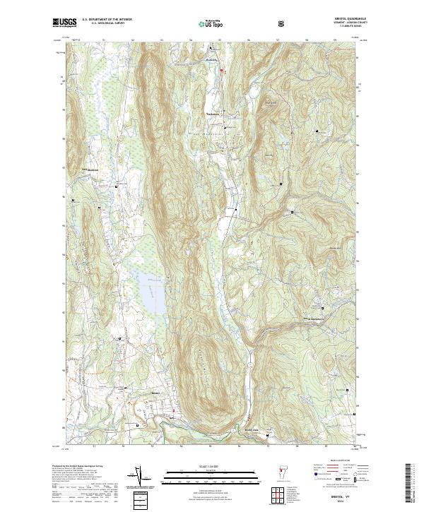 USGS Topographic Map – Bristol