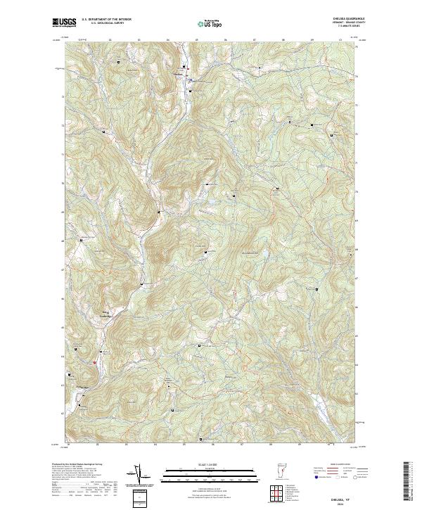 USGS Topographic Map – Chelsea