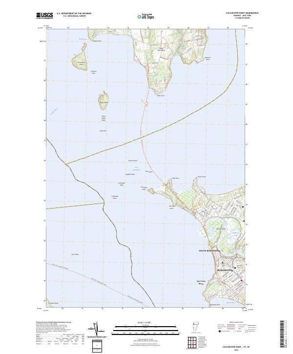 USGS Topographic Map – Colchester Point