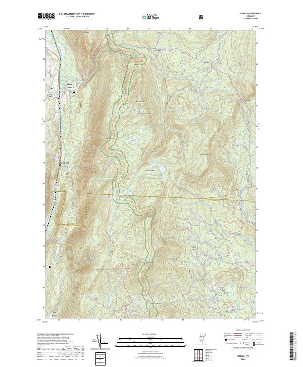 USGS Topographic Map – Danby