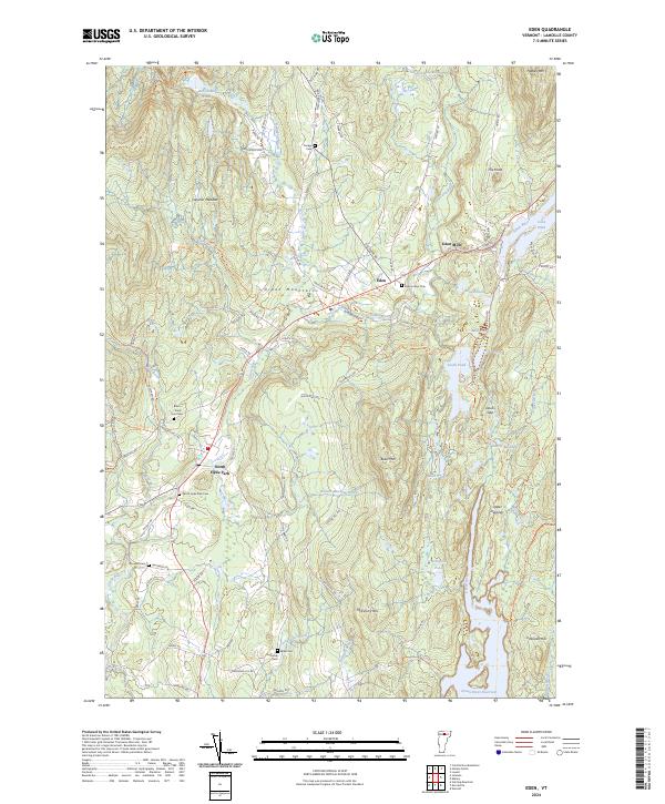 USGS Topographic Map – Eden