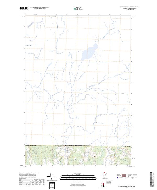2024 Map of Enosburg Falls OE N, 2024 Print
