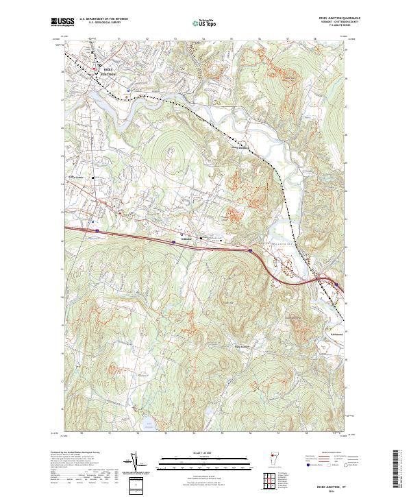 USGS Topographic Map – Essex Junction
