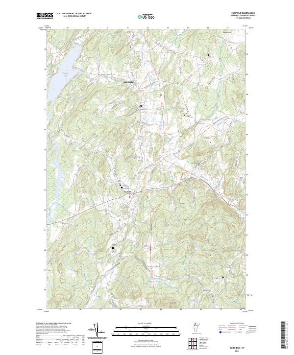 USGS Topographic Map – Fairfield