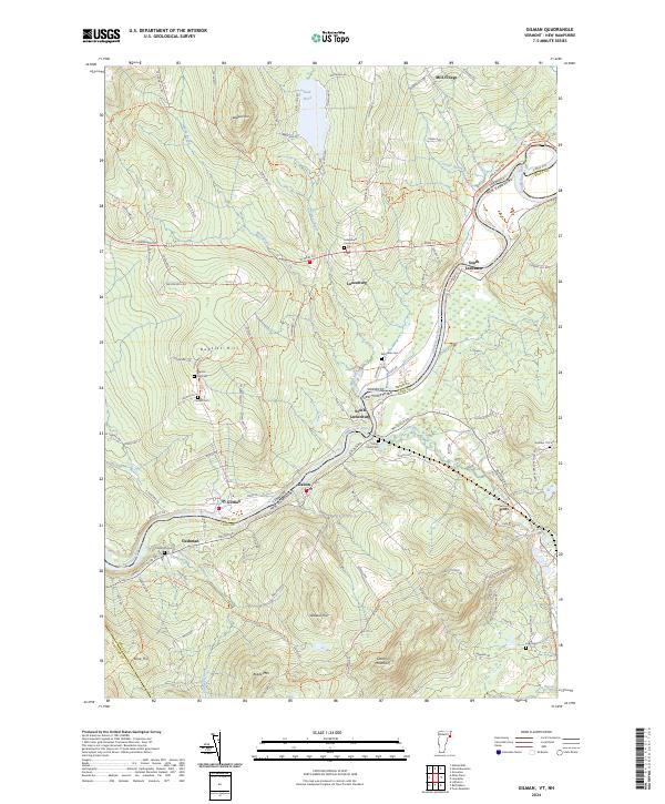 USGS Topographic Map – Gilman