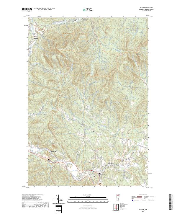 USGS Topographic Map – Johnson