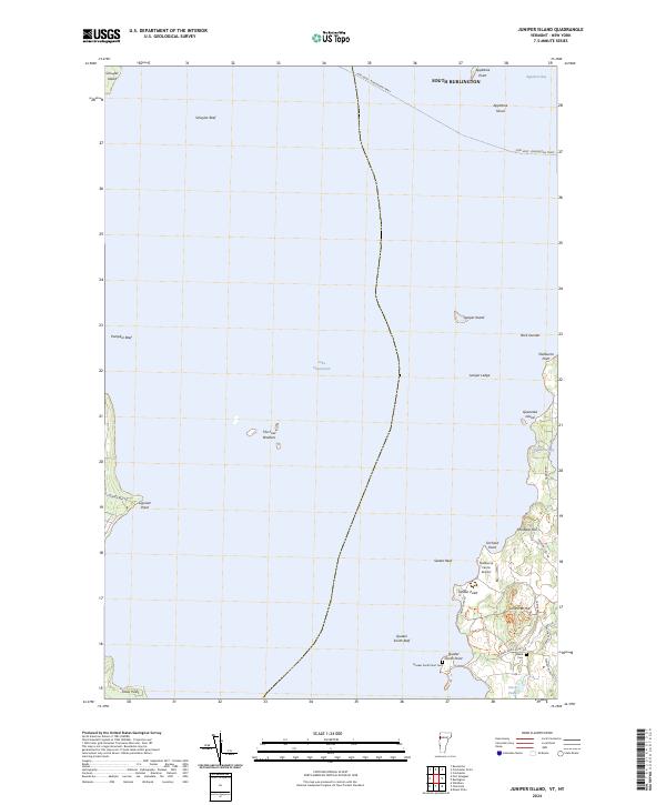 USGS Topographic Map – Juniper Island