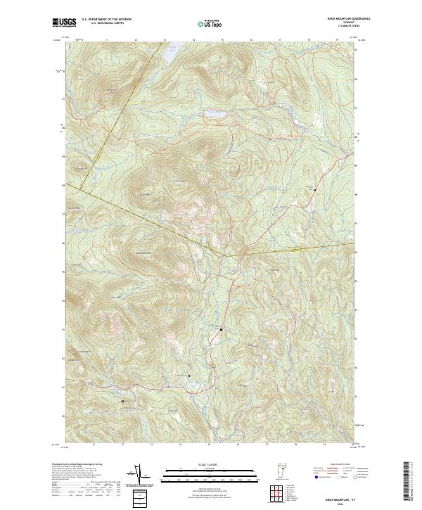 USGS Topographic Map – Knox Mountain