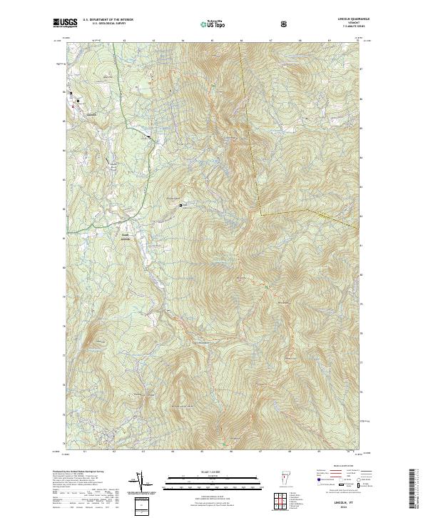 USGS Topographic Map – Lincoln