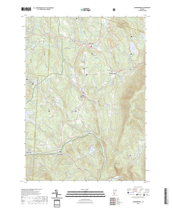 USGS Topographic Map – Londonderry