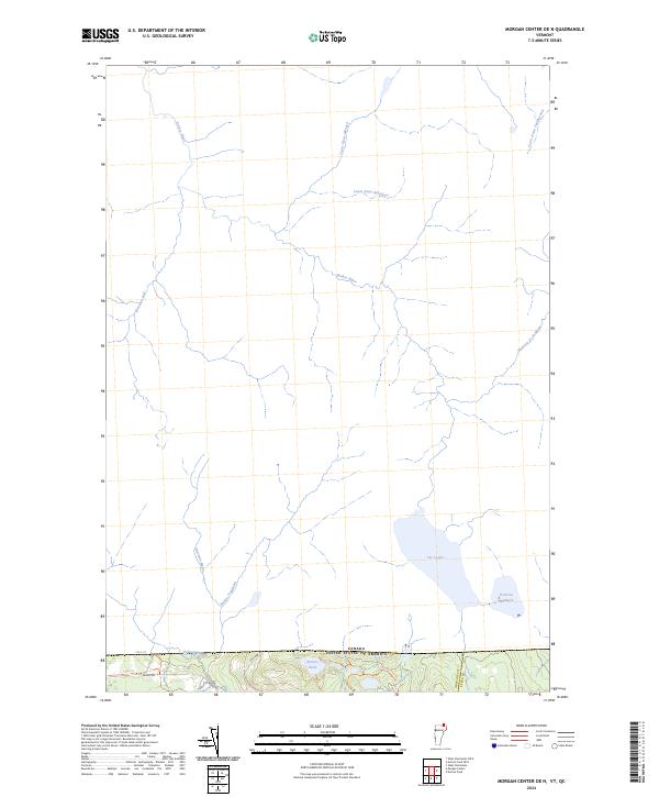 USGS Topographic Map – Morgan Center OE N