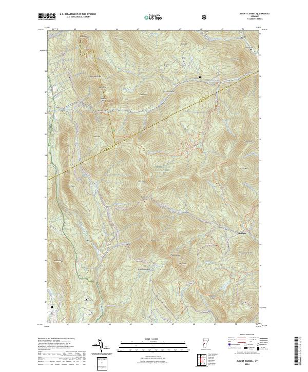 USGS Topographic Map – Mount Carmel