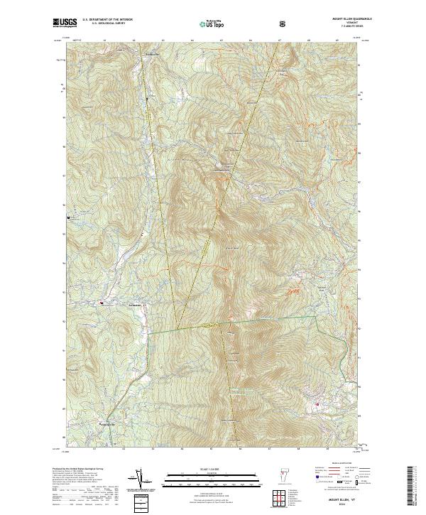 USGS Topographic Map – Mount Ellen