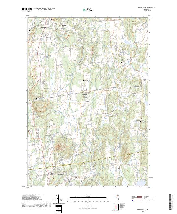 USGS Topographic Map – Mount Philo