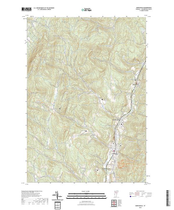 USGS Topographic Map – Northfield