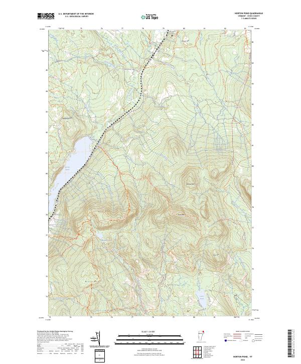 USGS Topographic Map – Norton Pond