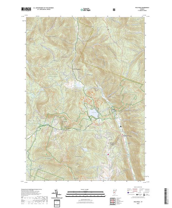 USGS Topographic Map – Pico Peak