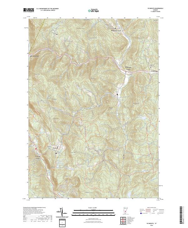 USGS Topographic Map – Plymouth