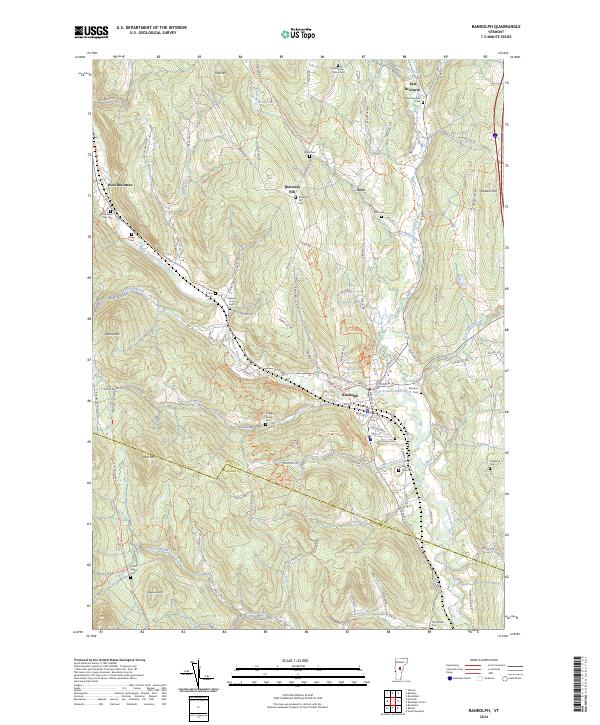 USGS Topographic Map – Randolph