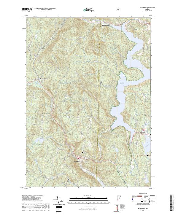 USGS Topographic Map – Readsboro