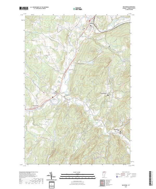 USGS Topographic Map – Richford