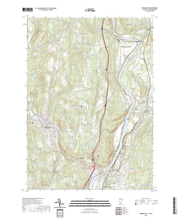 USGS Topographic Map – Springfield