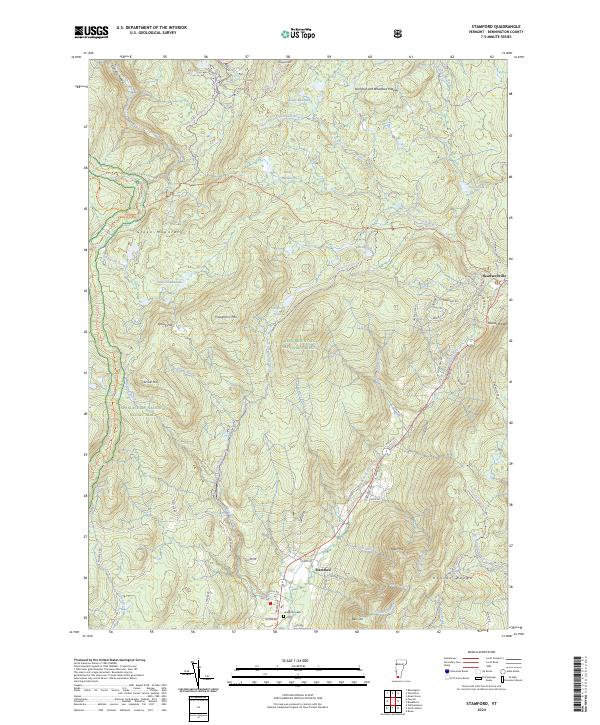 USGS Topographic Map – Stamford