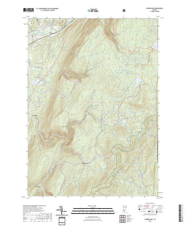 USGS Topographic Map – Sunderland