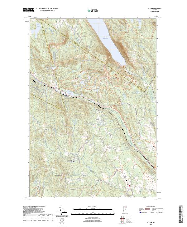 USGS Topographic Map – Sutton