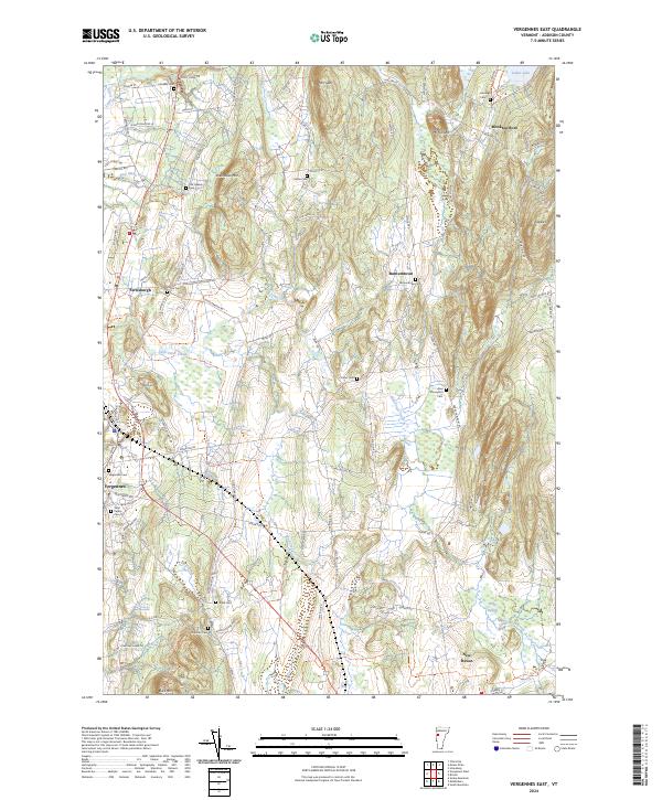 USGS Topographic Map – Vergennes East