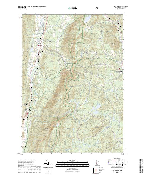 USGS Topographic Map – Wallingford