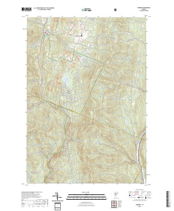 USGS Topographic Map – Warren