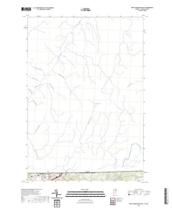 USGS Topographic Map – West Charleston OE N
