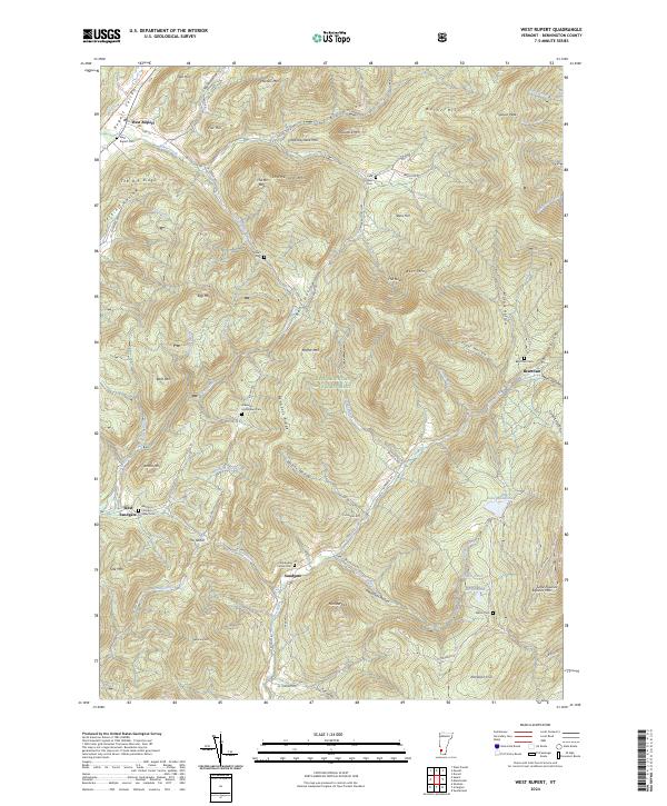 USGS Topographic Map – West Rupert