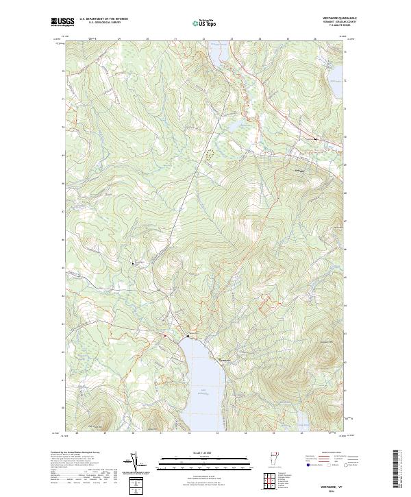 USGS Topographic Map – Westmore