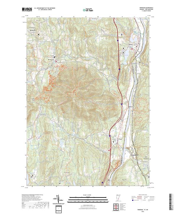 USGS Topographic Map – Windsor