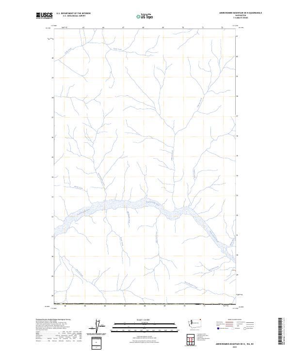 USGS Topographic Map – Abercrombie Mountain OE N