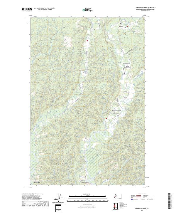 USGS Topographic Map – Aberdeen Gardens