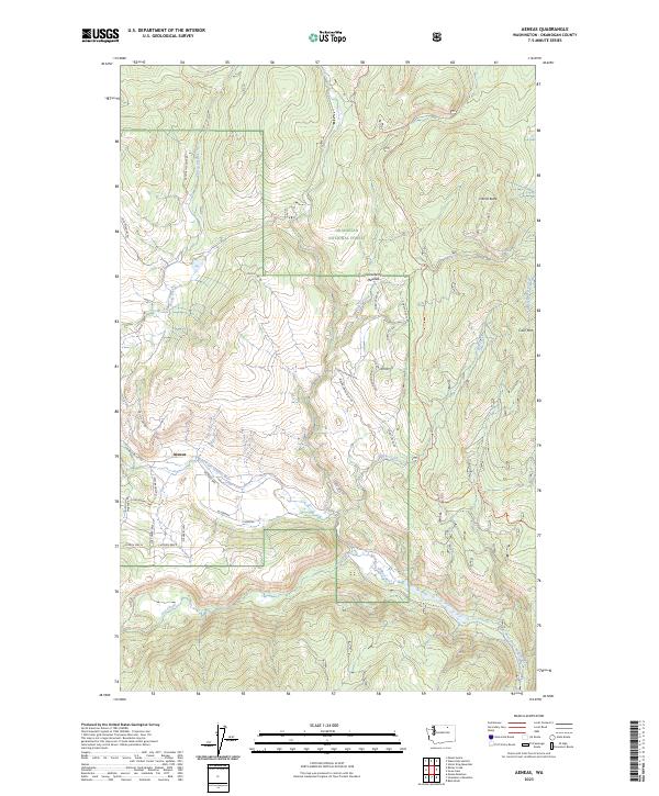 USGS Topographic Map – Aeneas