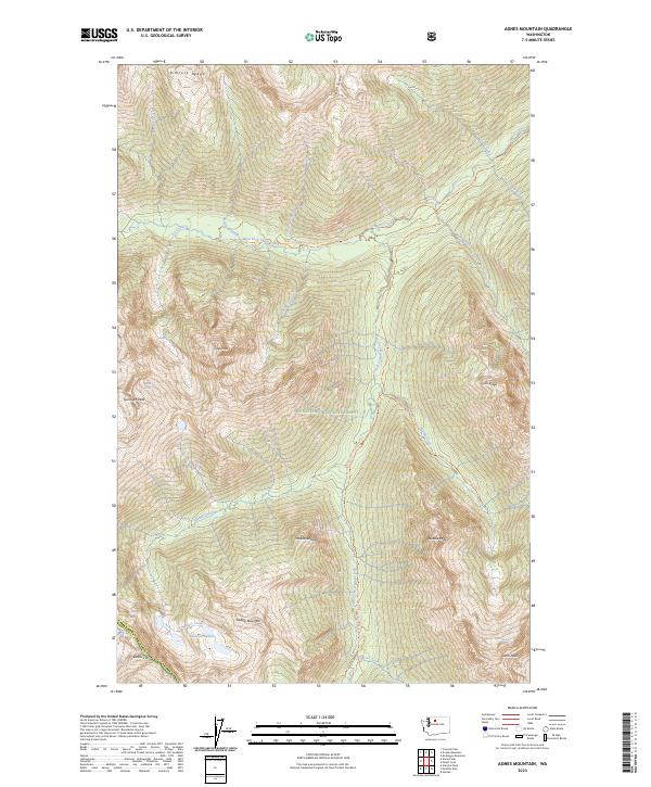USGS Topographic Map – Agnes Mountain