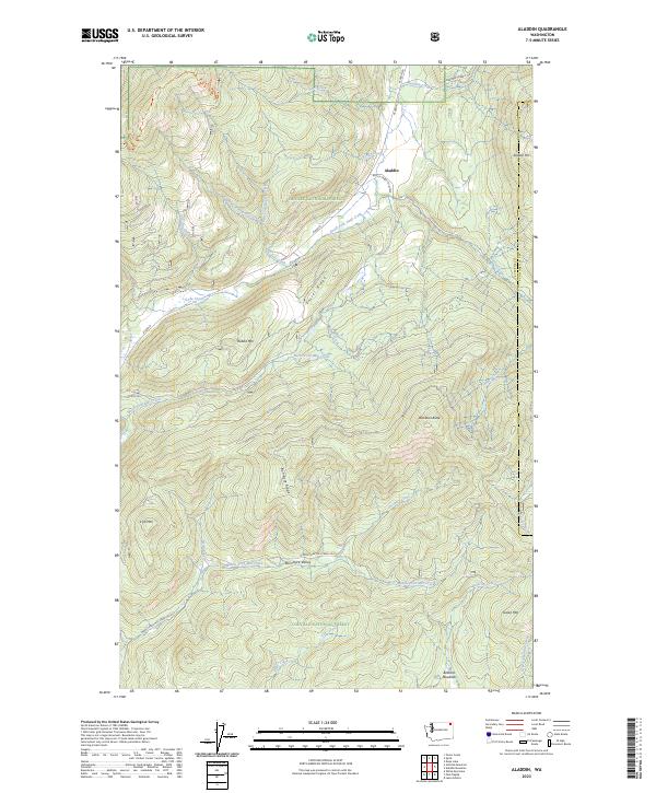 USGS Topographic Map – Aladdin