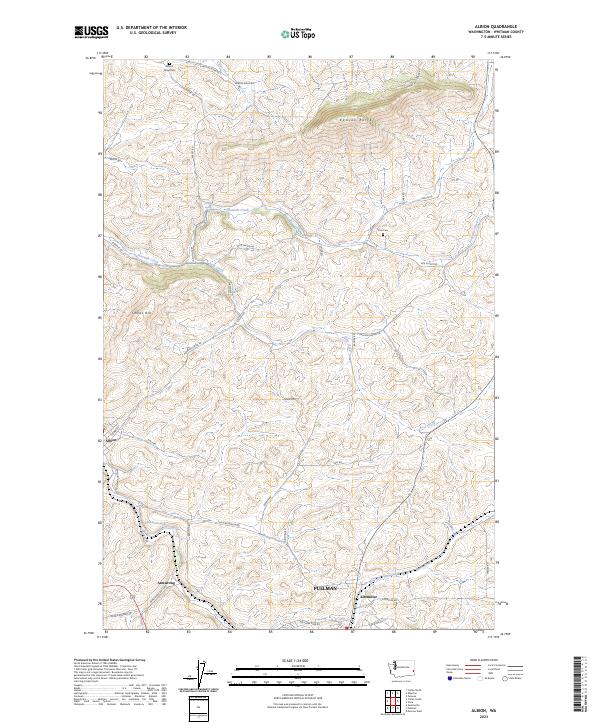 USGS Topographic Map – Albion
