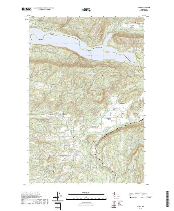 USGS Topographic Map – Amboy