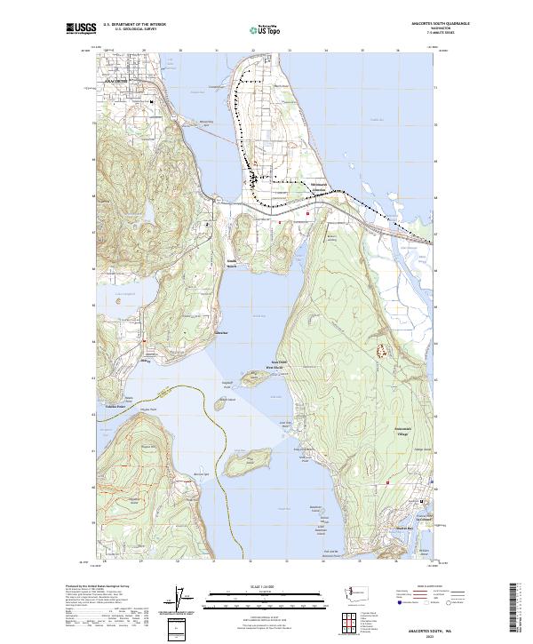 USGS Topographic Map – Anacortes South