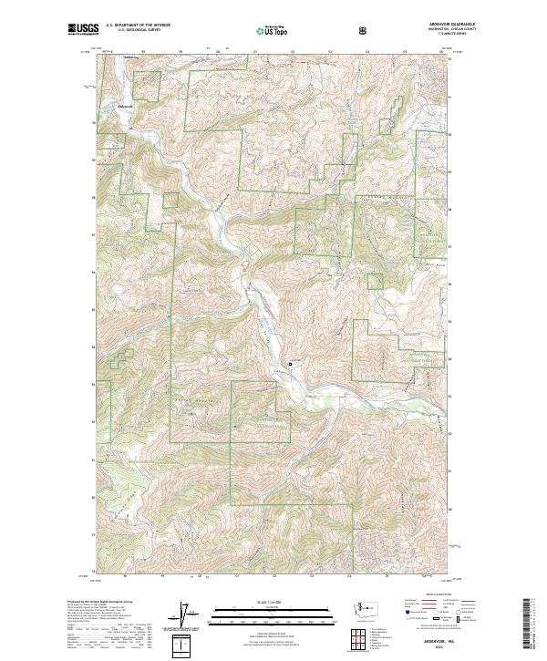 USGS Topographic Map – Ardenvoir