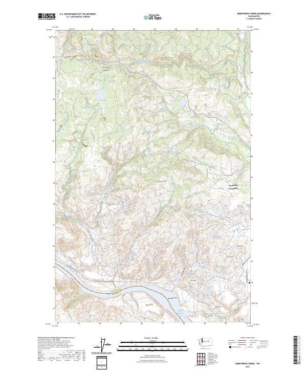 USGS Topographic Map – Armstrong Creek