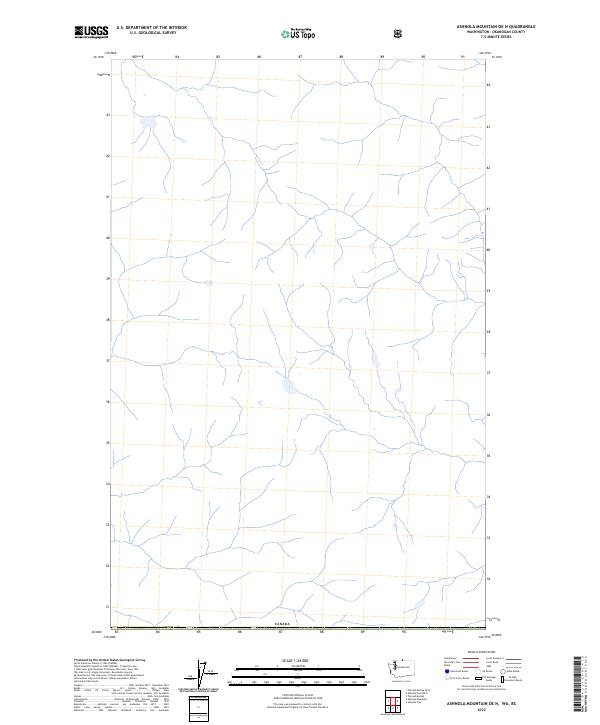 USGS Topographic Map – Ashnola Mountain OE N