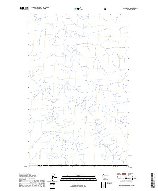 USGS Topographic Map – Ashnola Pass OE N