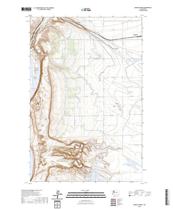 USGS Topographic Map – Babcock Ridge