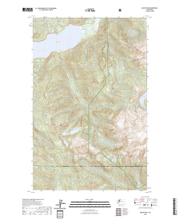 USGS Topographic Map – Bacon Peak